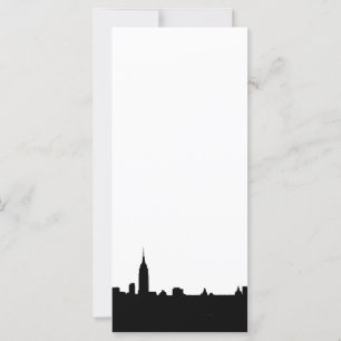 Carte rack Silhouette New York Noir & Blanc