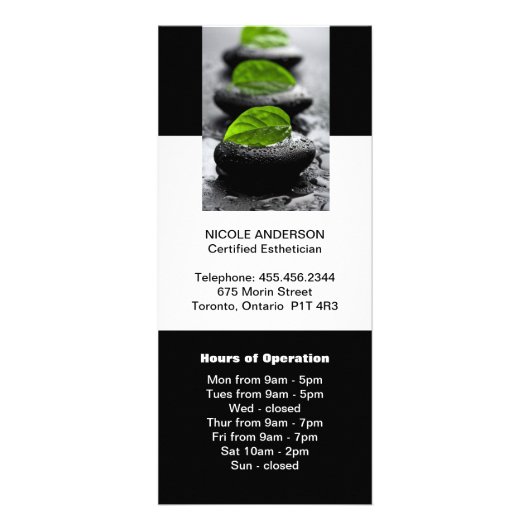 Carte rack Spa moderne (Dos)