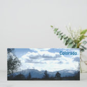 Carte Rackcard/Signet du Colorado (Debout devant)