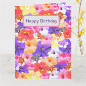 Carte "Radiance en fleur : Hibiscus en verre tendu (Fleur jaune)