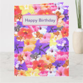 Carte "Radiance en fleur : Hibiscus en verre tendu (Devant)