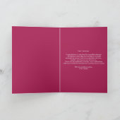 Carte Radiant Chic Rose Gold et rose Neon 50e anniversai (Intérieur)