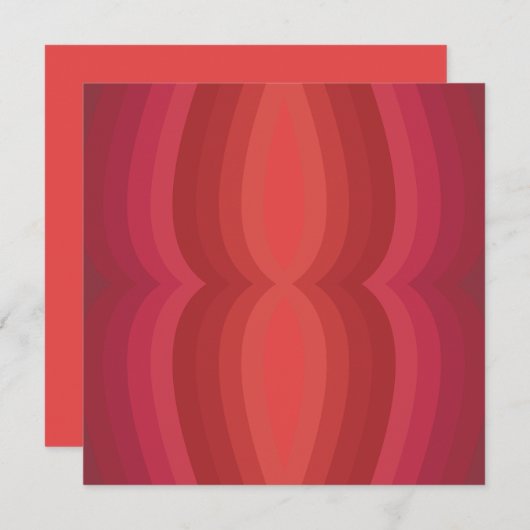 Carte Radiant Reds Carnival Funhouse Distorti Miroir (Devant / Derrière)