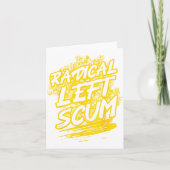 Carte Radical Left S Funny Sarcastic Quote  (Devant)