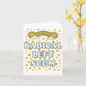 Carte Radical Left S Funny Sarcastic Quote  (Fleur jaune)