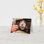 Carte Radio AM/FM Radio Lover (Fleur jaune)