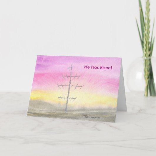 Carte radio de pâques (Devant)