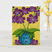 Carte Radio Floral (Fleur jaune)