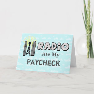 Carte Radio Ham Anniversaire D'Un Jambon À Un Ami