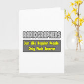 Carte Radiographes .. Plus intelligent (Fleur jaune)