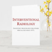 Carte Radiologie interventionnelle (Fleur jaune)