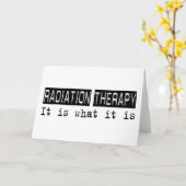 Carte Radiothérapie c'est (Fleur jaune)