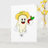 Carte Radis en fermier avec des fruits (Fleur jaune)