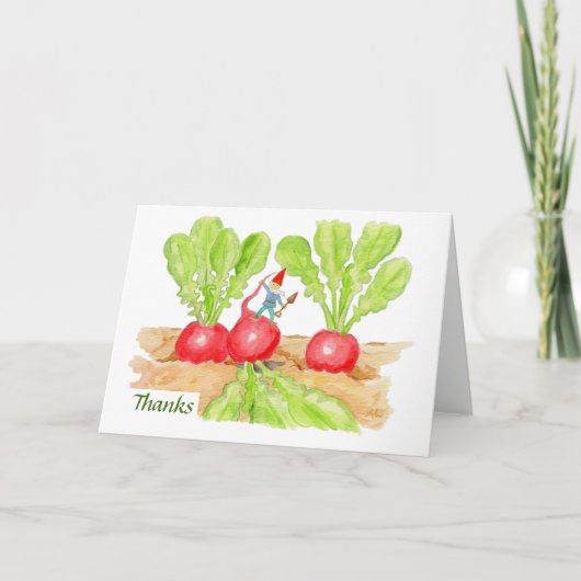 Carte Radish Merci (Devant)