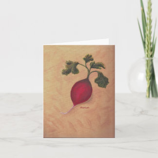 Carte Radish Note