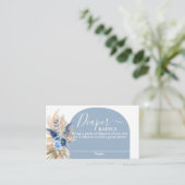 Carte Raffin Blue Pampas Grass Boy Diaper (Debout devant)