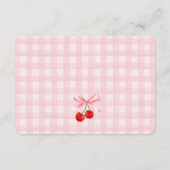 Carte Raffin Chéri Coquette Rose Coquette Bow (Dos)