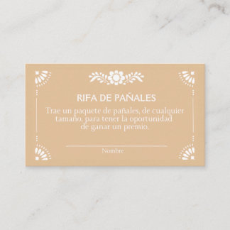 Carte Raffin Cielito Lindo Brown Espagnol Boîtier