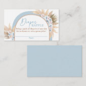 Carte Raffin Desert Blue Pampas Grass Boy Diaper (Devant / Derrière)