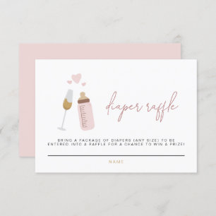 Carte Raffle ANDI Pink Poppin' Bouteilles