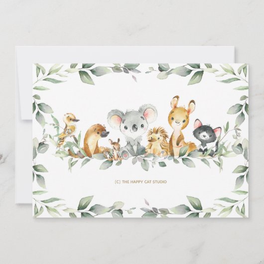 Carte Raffle Déchets de Déchets d'Animaux Australi (Dos)