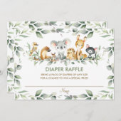 Carte Raffle Déchets de Déchets d'Animaux Australi (Devant / Derrière)