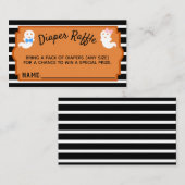 Carte Raffle Halloween Genre Révéler Déchets (Devant / Derrière)