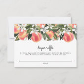 Carte Raffle Petit Bébé Petit Pêche SAVANNAH (Devant)