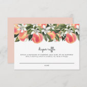 Carte Raffle Petit Bébé Petit Pêche SAVANNAH (Devant / Derrière)