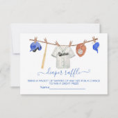 Carte Raffle pour couche de baseball Clothesline B (Devant)