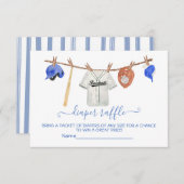 Carte Raffle pour couche de baseball Clothesline B (Devant / Derrière)