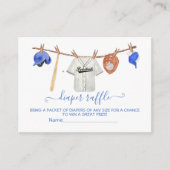 Carte Raffle pour couche de baseball Clothesline B (Devant)