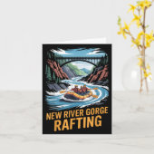 Carte Rafting de New River Gorge Kayak en eaux vives Ext (Fleur jaune)