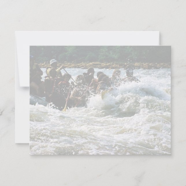 Carte Rafting d'eau blanche (Devant)
