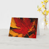 CARTE RAG MAPLE LEAF (Fleur jaune)