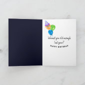 Carte Ragdoll Chat Humour d'anniversaire (Intérieur)