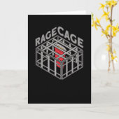 Carte Rage Cage Boire Alcool Partie Boire Jeu (Fleur jaune)