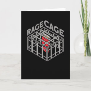 Carte Rage Cage Boire Alcool Partie Boire Jeu