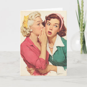 Carte Ragots Rétro et Secrets de Glamour