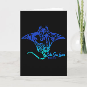 Carte Raie marine de Cabo San Lucas au Mexique, famille