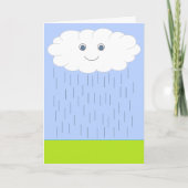 Carte Rain Cloud sourit : (Devant)