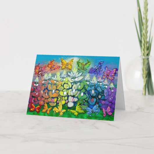 Carte Rainbow Bluebonnets (Devant)