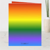 Carte Rainbow Bonne retraite ! (Dos)