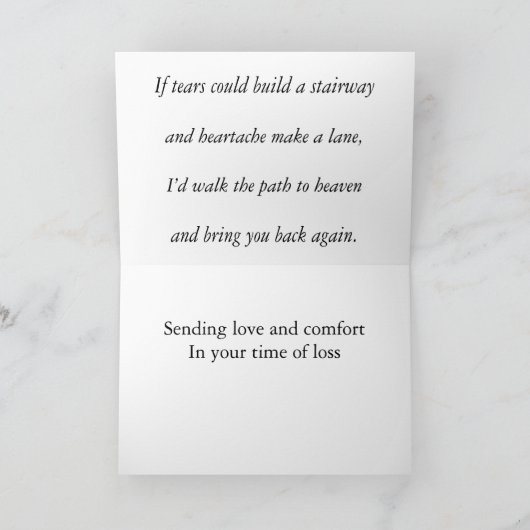 Carte Rainbow bridge chat ange (Intérieur)