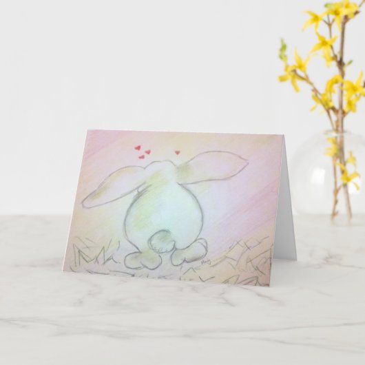 Carte Rainbow Bridge (vide à l'intérieur) (Fleur jaune)