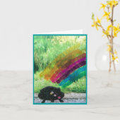 Carte Rainbow Collage St. Patrick's Day (Fleur jaune)