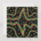 Carte Rainbow Colored Seurat Style Pointillism Pattern (Devant)