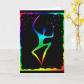 Carte rainbow Dancer 3 (Fleur jaune)