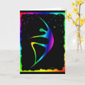 Carte Rainbow Dancer 4 (Fleur jaune)