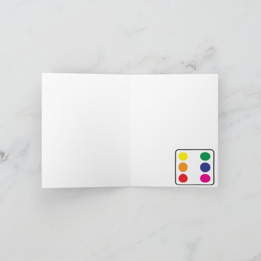Carte Rainbow Dice Note (Intérieur)